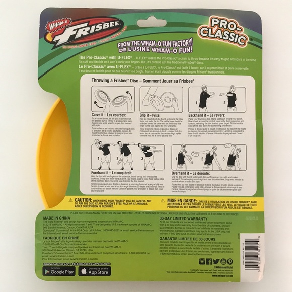 Wham-o Pro-Classic Frisbee Disc Recreational 130 G Easy to throw! Easy to catch! - Picture 2 of 2